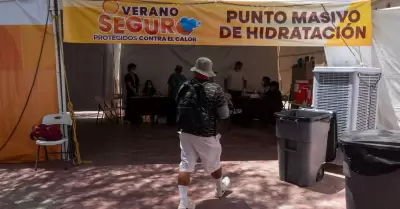 Contin�an activos puntos de hidrataci�n y Ruta de la Salud para prevenir afectac