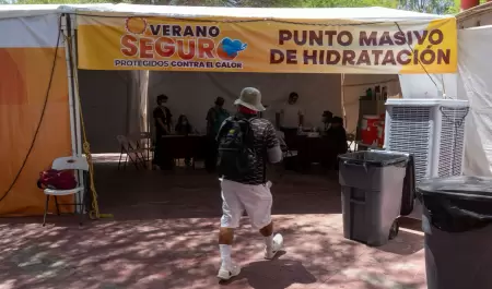Contin�an activos puntos de hidrataci�n y Ruta de la Salud para prevenir afectac