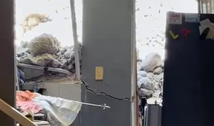 Deslizamiento en ladera de Paseos del Vergel