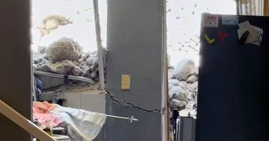 Deslizamiento en ladera de Paseos del Vergel