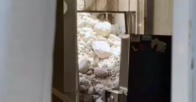 Deslizamiento en ladera de Paseos del Vergel
