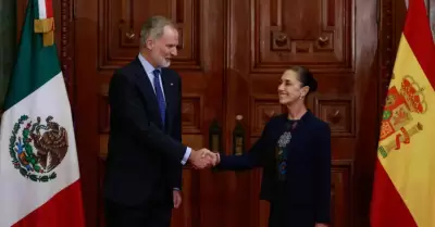 La presidenta de M�xico, Claudia Sheinbaum, y el rey Felipe VI de Espa�a