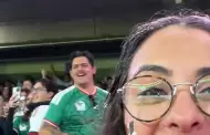 Se disculpa hombre que arroj� cerveza a una mujer durante el partido M�xico vs. Chequia