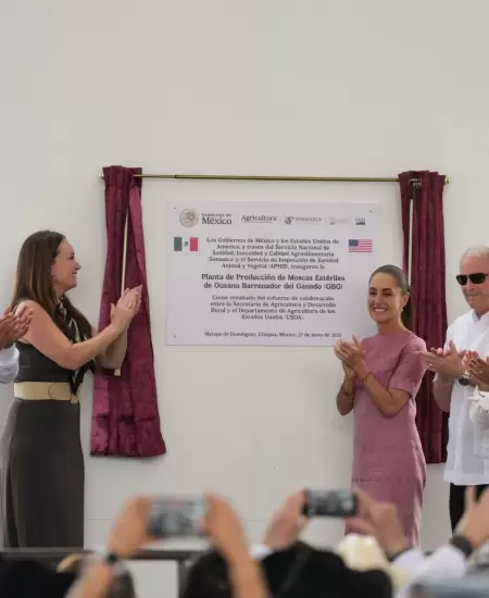 Inauguraci�n de Planta de Producci�n de Moscas Est�riles del Gusano Barrenador d