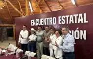 Encuentro Estatal re�ne a aspirantes de Morena; giras inician el 29 de junio