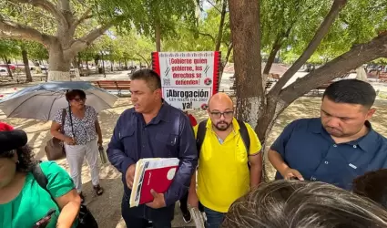 Derechohabientes y personal del hospital
