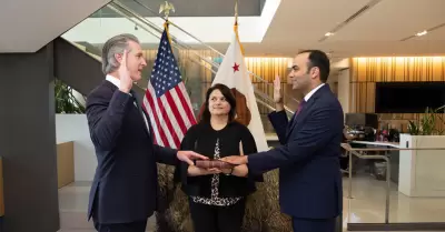 Newsom toma protesta a Rohit Chopra como secretario de nueva agencia de Californ