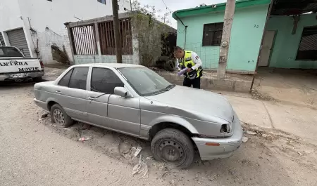 Autos abandonados en la v�a p�blica