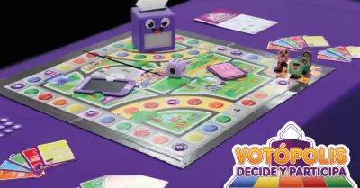 Juego de mesa "Vot�polis, Decide y Participa"