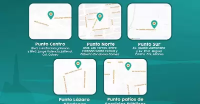 Cinco puntos fijos de transferencia