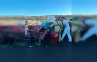 Nueve personas resultaron lesionadas en choque sobre el Viaducto Elevado