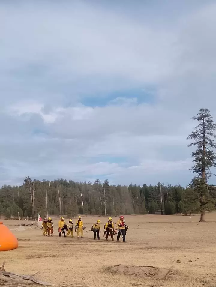 Monitoreo del incendio forestal en el Parque Nacional Sierra San Pedro M�rtir