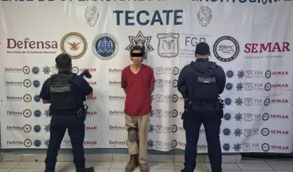Detienen en Tecate a hombre con orden de aprehensi�n por violencia familiar