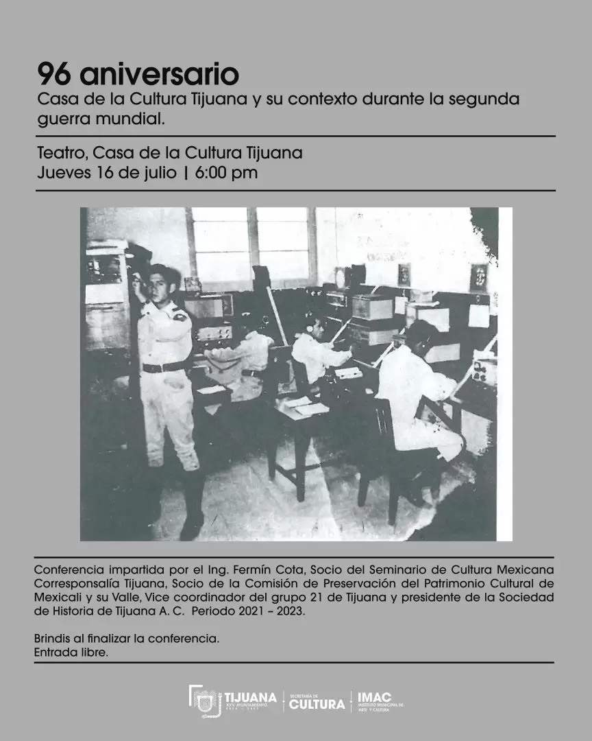 Programa cultural por el 137 aniversario de la fundaci�n de Tijuana