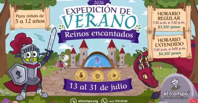 Campamento de verano con actividades de ciencia, fantas�a y creatividad