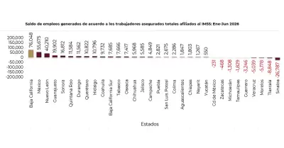 Baja California registr� la mayor generaci�n de empleo formal del pa�s.