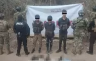 Golpe a "Los Chapitos"; Marina asegura explosivos y detiene a tres