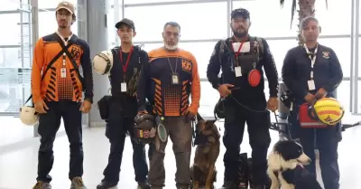 Regresan brigadistas que salieron a Venezuela a apoyar en labores de rescate