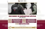 Asegura SSPCM m�s de 722 kilos de sustancias prohibidas como resultado del combate al narcomenudeo
