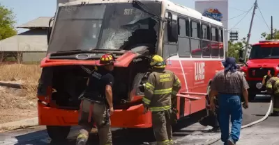 Incendio de transporte p�blico