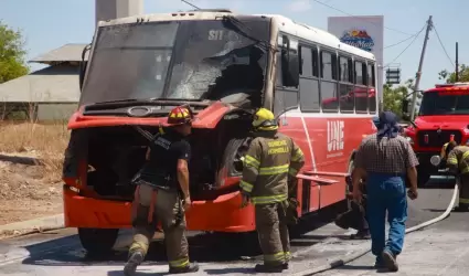 Incendio de transporte p�blico