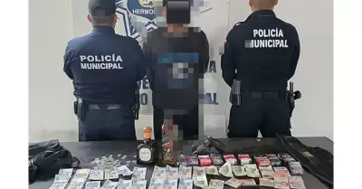 Cae presunto asaltante tras robar tienda de conveniencia en El Sahuaro