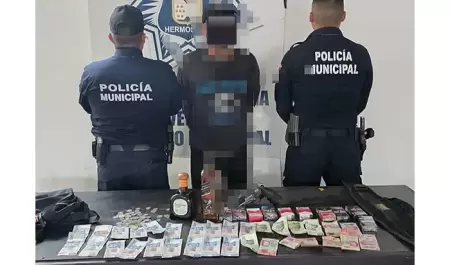 Cae presunto asaltante tras robar tienda de conveniencia en El Sahuaro
