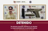 Asegura SSPCM a hombre por portaci�n de arma de fuego en la colonia El Florido II Secci�n