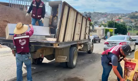Gobierno de Claudia Agat�n recolecta m�s de 20 toneladas de basura en Villas del