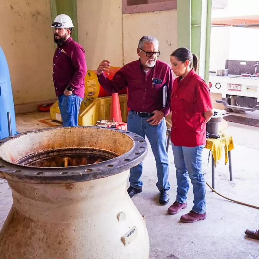 Reemplazan componentes del Booster El Carrizo para restablecer el suministro de agua en Tijuana