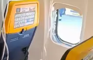 Pasajero sobrevive tras ser parcialmente succionado cuando una ventanilla se desprendi� en pleno vuelo