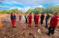 Bomberos no dejan de buscar a ciclista arrastrado por la corriente