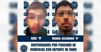 Sentencian a dos hombres por posesi�n de veh�culos con reporte de robo en Tijuan