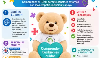 Hospital de Salud Mental de Tijuana llama a detectar y tratar el TDAH desde la i