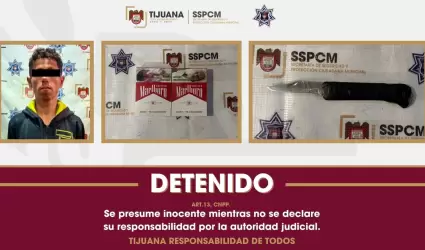 Detienen a hombre por presunto robo con violencia a tienda OXXO en El Florido II