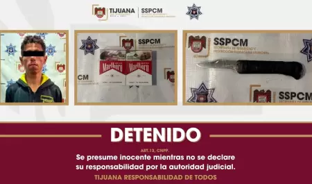 Detienen a hombre por presunto robo con violencia a tienda OXXO en El Florido II
