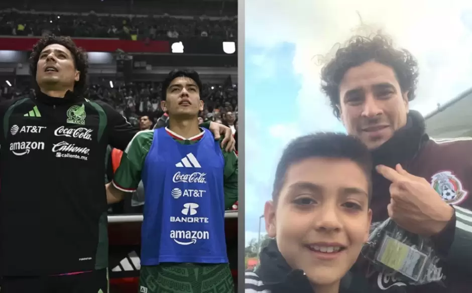 Gilberto Mora y Memo Ochoa.