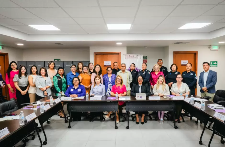 Robustecen coordinaci�n estrat�gica para proteger a las mujeres a trav�s del 'Sistema Violeta' en Baja California