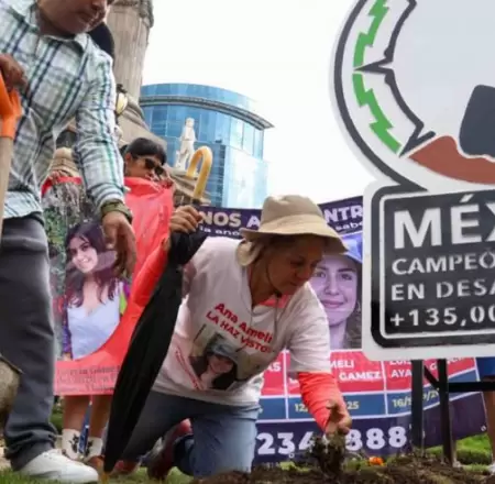 Antimonumento de los m�s de m�s de 135 mil personas desaparecidas.