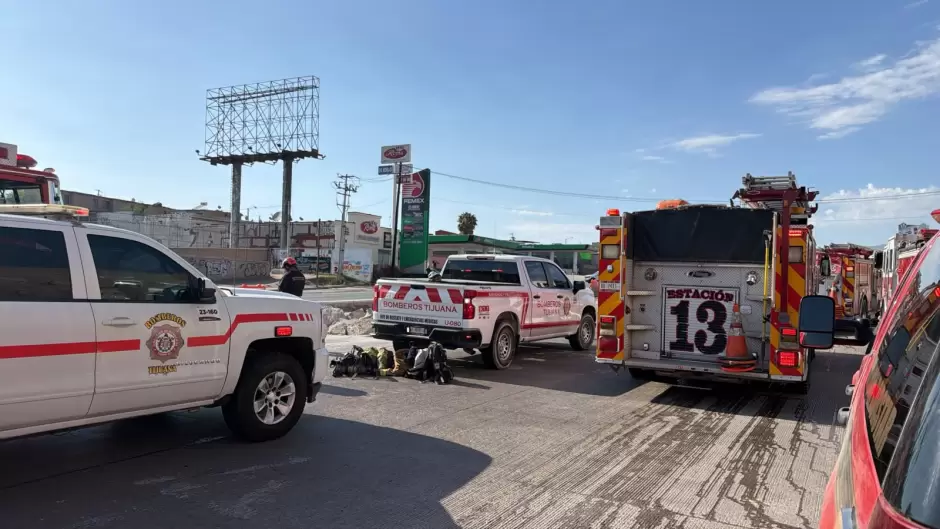 Informa SSPCM que fue controlado el derrame de �cido n�trico en el bulevar 2000