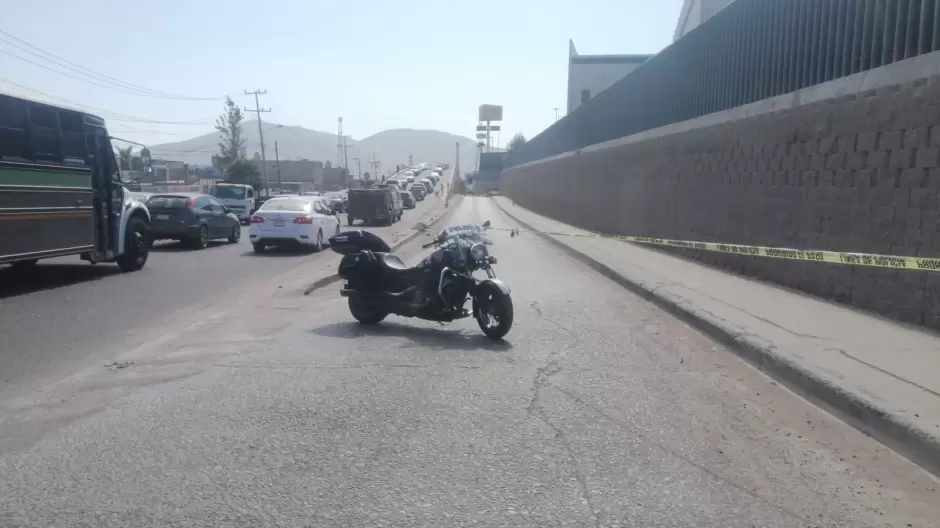 Informa SSPCM que fue controlado el derrame de �cido n�trico en el bulevar 2000