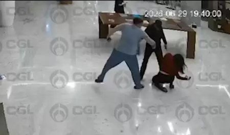Empresario agrede a recepcionista de hotel