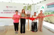 Inaugura regidora Michel Garc�a buz�n de libros "Lee, comparte y transforma" en centros comunitarios