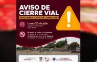 Anuncia la DSPM cierre vial por trabajos de CESPE en avenida Reforma