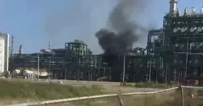 Incendio en Refiner�a Dos Bocas