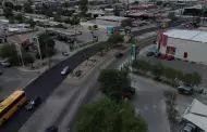 Realizan trabajos de reciclado asf�ltico en calzada Her�ica Puebla en Mexicali