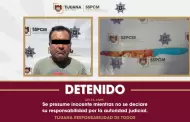 Arrestan elementos de la SSPCM a un hombre por presunto intento de agredir a una persona con discapacidad