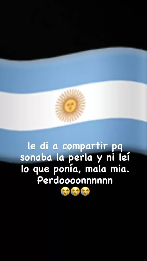 Rosal�a se disculpa por compartir un video con cr�ticas a Argentina