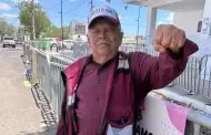 Aspirante de Morena expresa respaldo a manifestantes en plant�n frente al Congreso