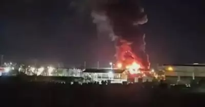 Incendio de bodegas
